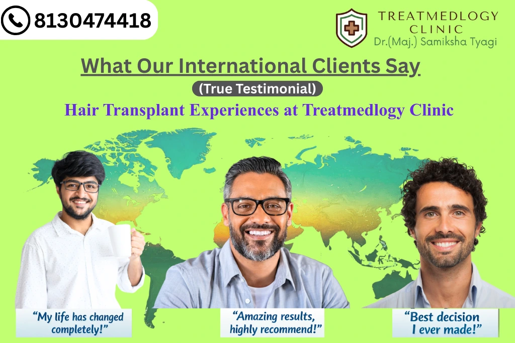 What Our International Clients Say (True Testimonials): Hair Transplant Experiences at Treatmedlogy Clinic